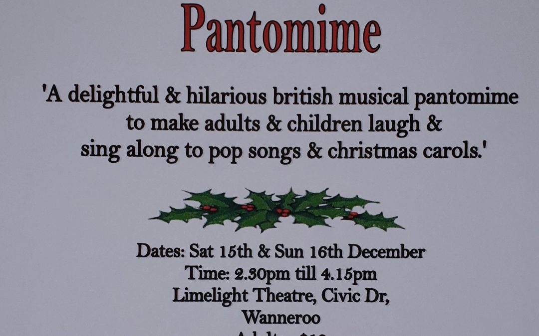 Cinderella Christmas Pantomime